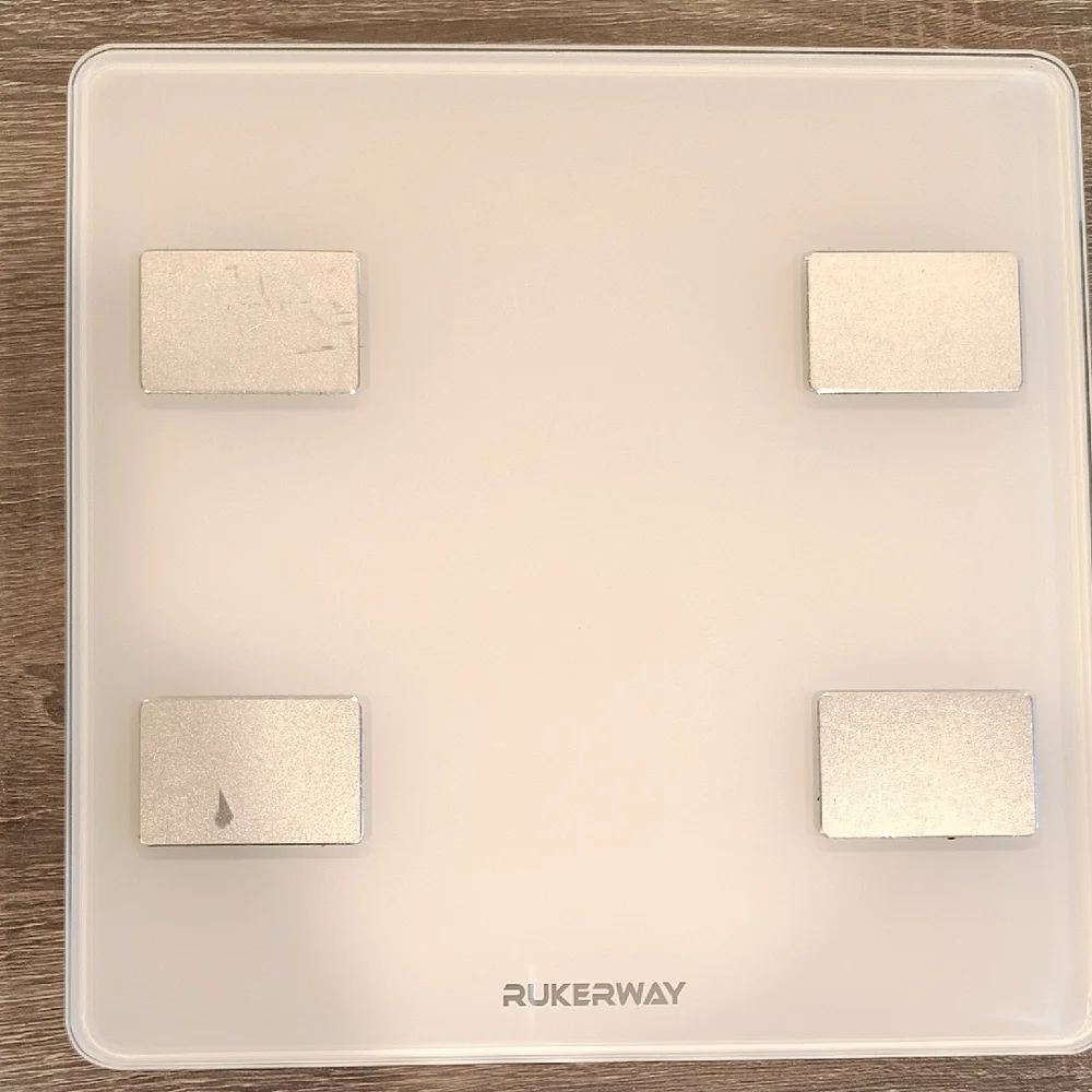 White Digital Bathroom Scale